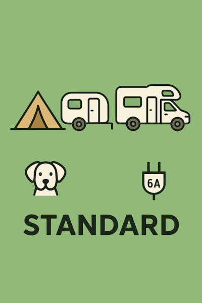 CAMPING PITCH + ELECTRICITY (6A)