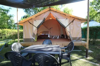 Mietunterkunft - Tente Lodge Victoria 2/5 Pers - CAMPING DE LA SOLE