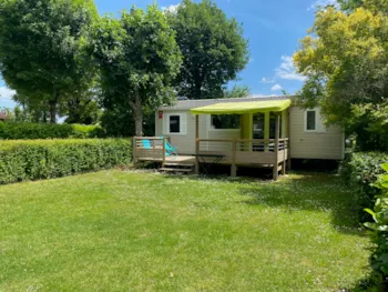 Mietunterkunft - Mobil'home Trigano Grand Confort 3 Chbres 6 Pers + 1 Bébé, Tv - CAMPING DE LA SOLE