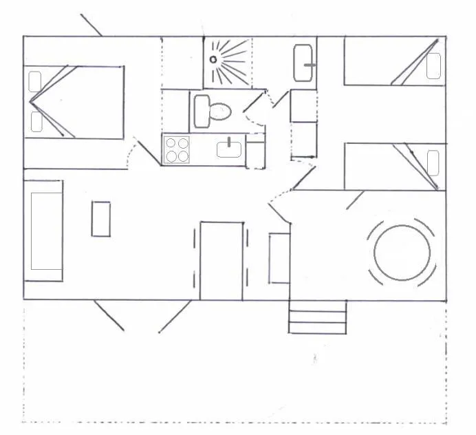 Chalet Style Relax 35 M², 2 Ch, 1 Sdb Sans Télé