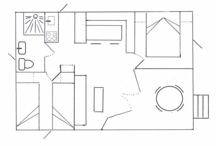 Chalet Style Evasion 28 M², 2 Ch,1 Sdb Avec Télé