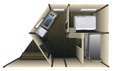 Canvas lodges 17 m², 2 BR, without BTH nor TV