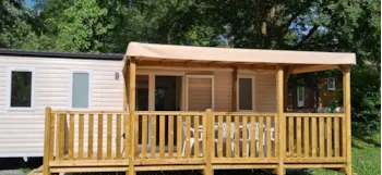 Huuraccommodatie(s) - Mobil Home 30,5 M², 3 Slpkmr, 1 Bdkmr, Tv, Nieuw 2023 - Domaine Papillon