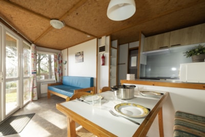 Chalet style Evasion 28 m², 2 BR, 1 BTH with TV
