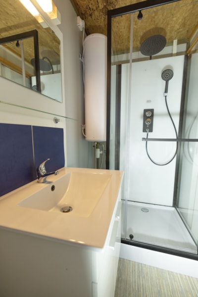Chalet style Evasion 28 m², 2 BR, 1 BTH with TV