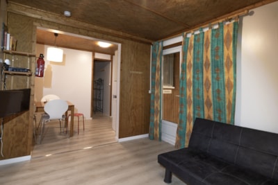 Chalet style Aporia 34 m², 2 BR, 1 BTH with TV