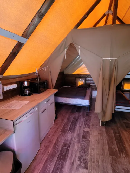 Mietunterkunft - Zelt Lodge - image n°4 - Camping L'Ile Chambod