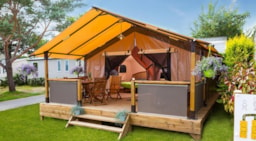 Mietunterkunft - Comfort Two-Bedroom Lodge Tent - Camping PADIMADOUR **** à ROCAMADOUR
