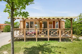Mietunterkunft - Mobilheim Sun Top Tv - 27M² - 2 Schlafzimmer - Clico Chic - Camping La Grisière