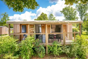 Mietunterkunft - Mobilheim Sun Top Presta - 27M² - 2 Schlafzimmer - Clico Chic - Camping La Grisière