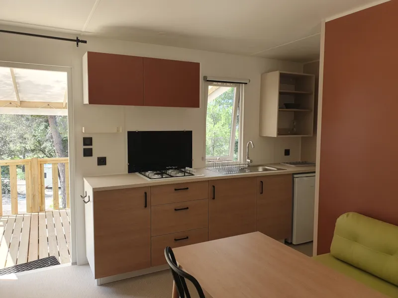 Mobil-Home Climatisé 2 Chambres Jusqu'à 4 Personnes