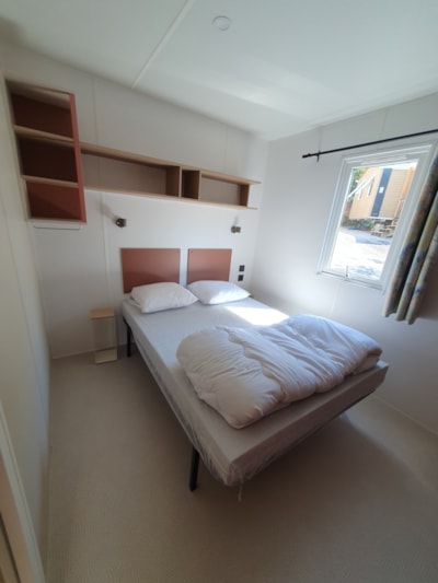 2-bedroom air-conditioned mobile home