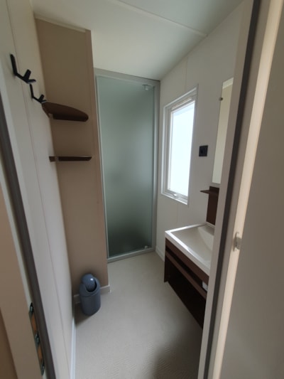 2-bedroom air-conditioned mobile home