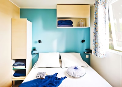 2-bedroom air-conditioned mobile home