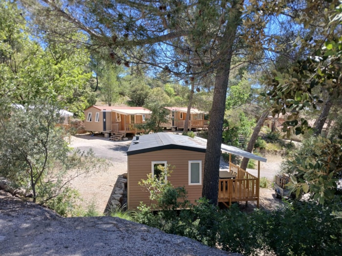 Mobil-Home Climatisé 2 Chambres Jusqu'à 6 Personnes