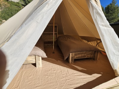 Tipi tent - ready to camp