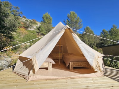 Tipi tent - ready to camp