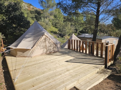 Tipi tent - ready to camp