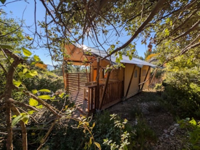 Tent lodge safari