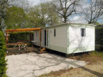 Mietunterkunft - Mobilheim Vintage (24M²) - Camping LE ROC